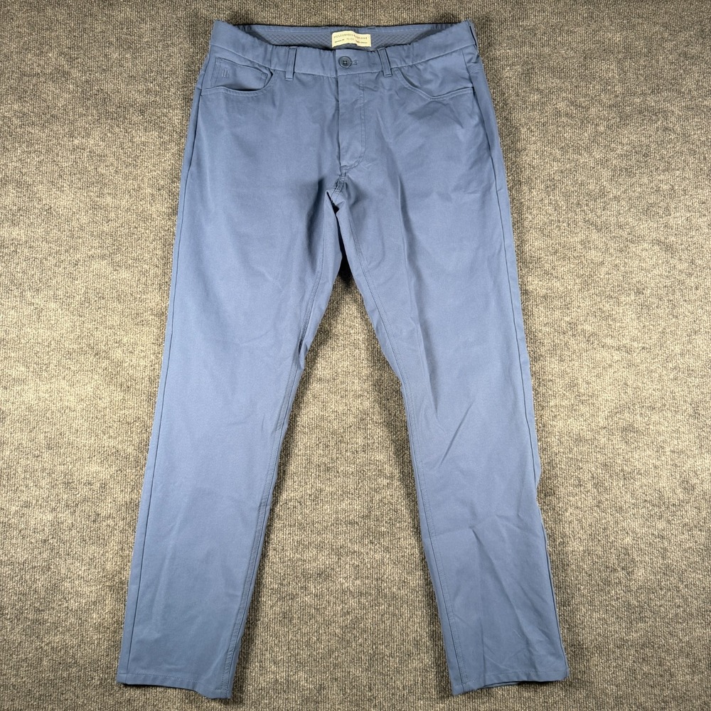 Holderness & Bourne Pants Mens 35X32 North Sea Garvey Chino Performance Stretch